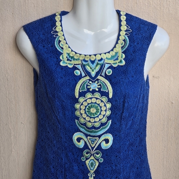 Lilly Pulitzer Valentia Blue Shift Dress - Picture 6 of 8